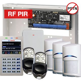 BOSCH, Solution 6000, Alarm kit, Includes CC615PB IP panel, CP736B Prox LCD keypad, 3x RFPR-12 wireless PIR detectors, RFRC-STR2 Radion receiver, 2x HCT4UL transmitters