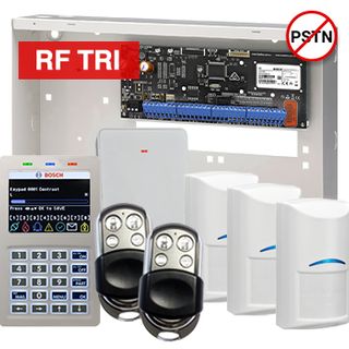 BOSCH, Solution 6000, Alarm kit, Includes CC615PB IP panel, CP736B Prox LCD keypad, 3x RFDL-11 wireless Tritech detectors, RFRC-STR2 Radion receiver, 2x HCT4UL transmitters