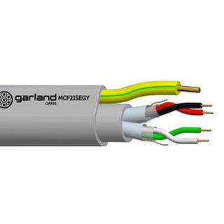 CABLE, Composite 2 Pair, 7/020 Individually screened (shielded), with integral green/yellow earth cable, 100m roll,
