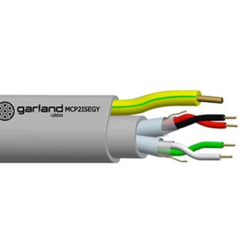 CABLE, Composite 2 Pair, 7/020 Individually screened (shielded), with integral green/yellow earth cable, 100m roll,