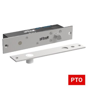 BQT, Drop bolt, Recessed with Square edge, 2,000kg holding force, Fail Secure with long strike plate & positioning magnet, Maximum gap of 6mm, 12-24V DC, Holding current 150mA/90mA, max 1.5A/1.4A.
