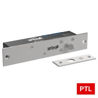 BQT, Drop bolt, Recessed with Square edge, 2,000kg holding force, Fail Safe with short strike plate, Maximum gap of 6mm, 12-24V DC, Holding current 150mA/90mA, max 1.5A/1.4A