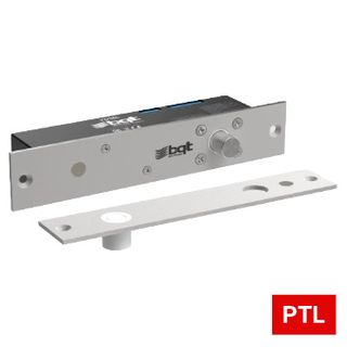 BQT, Drop bolt, Recessed with Square edge, 2,000kg holding force, Fail Safe with long strike plate & positioning magnet, Maximum gap of 6mm, 12-24V DC, Holding current 150mA/90mA, max 1.5A/1.4A.