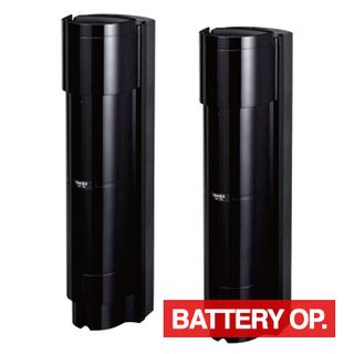 TAKEX, Photoelectric beam, Battery operated quad beams, Double Pulse, 4 selectable operating ranges 25/50/75/100m, Rx & Tx, Requires 6 x LS33600 batteries,