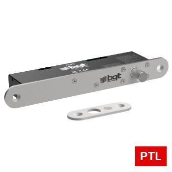 BQT, Drop bolt, Recessed with Round edge, 1,000kg holding force, Fail Safe with short strike plate, Maximum gap of 8mm, 12-24V DC, Holding current 130mA/80mA, max 1.5A/1.4A