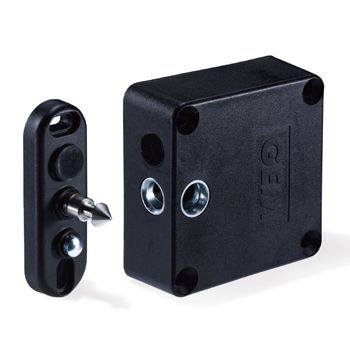 GEM, Electric Cabinet lock, Surface mount, Fail safe, Bond sense and Door status, Relock time delay, suits Drawers, Cabinets and Lockers, 12-28V AC/DC