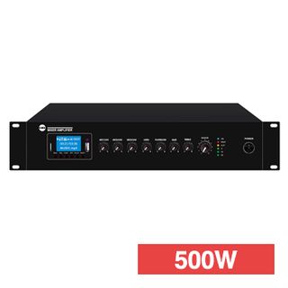 CMX, Rack, Mixer power amplifier, 500W RMS, Outputs 100V line & 4-16 Ohms, With 1 balanced and 2 unbalanced mic inputs, 2 unbalanced aux inputs,MP3 player, FM tuner, DAB+, Bluetoot