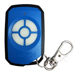 ELSEMA, PentaFOB Transmitter, 5 Channel, BLUE, Hand held pendant/keyring, 433 MHz FM signal, Includes 3.3V battery