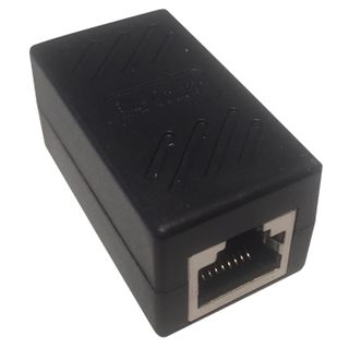 RJ45, Cat5E In-Line Coupler, Female To Female,