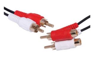 NETDIGITAL, RCA Leads, 2 RCA Male plugs to 2 RCA Piggyback Plugs, 1.5m.