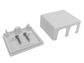 DATAMASTER, RJ1245 Surface mount box, Two gang.