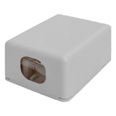 DATAMASTER, RJ45 Surface mount box, Single gang.