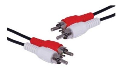 NETDIGITAL, RCA Leads, 2 RCA Male plugs to 2 RCA Male plugs, 1.5m.
