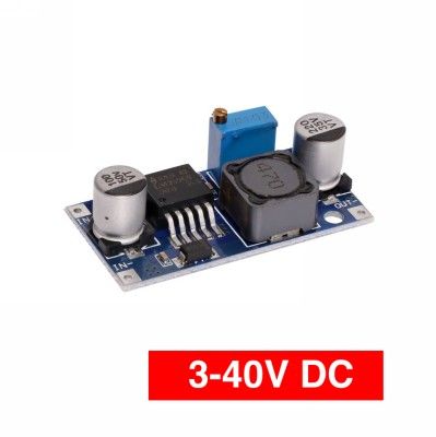 NETDIGITAL, Voltage converter, Step down, DC-DC, 3-40V DC input, 1.5-35V DC output.