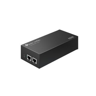 TP LINK, Single port Gigabit POE+ injector, Max 60W (48V DC), IEEE 802.3af/at compliant, Integrated power supply, Plug and play installation