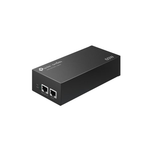 TP LINK, Single port Gigabit POE+ injector, Max 60W (48V DC), IEEE 802.3af/at compliant, Integrated power supply, Plug and play installation