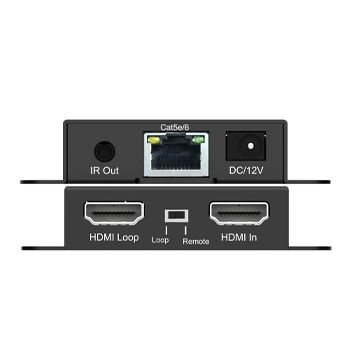 XTENDR, HDMI extender, 1080p60Hz YUV4:4:4, 50m, POC provided to receiver, requires single Cat5e/6 cable, EDID copy, Bi-Direct IR, HDMI V1.3, DVI 1.0, LPCM up to 7.1