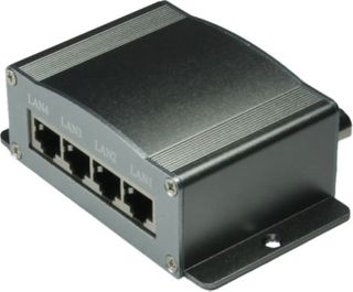 EQL, 4CH Ethernet Over Coax Master converters, 4x Full Duplex 10/100 Mbps in/outputs, No IP or MAC address, Range up to 220m depending on product, Built-in link status LED,