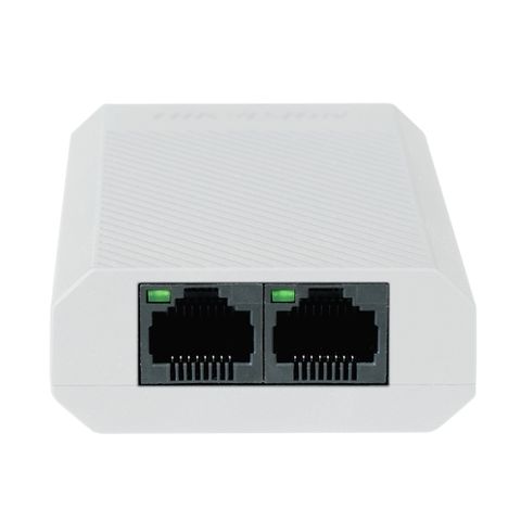 HIKVISION, Midspan POE Injector/Splitter/Extender, 1 input - 2 outputs, Supports extend mode up to 250m.