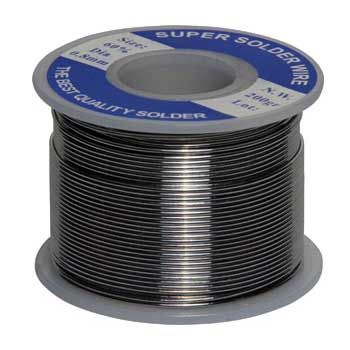 RESIN Core Solder, 60% tin, 40% lead, 1.0mm, 200gm roll,