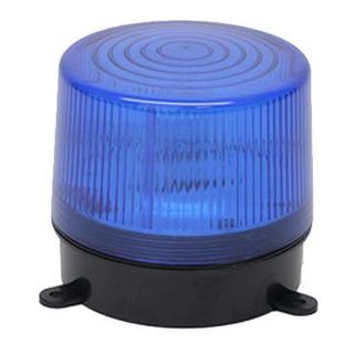 NETDIGITAL, Strobe, Large, Blue, Round base, 12V DC,
