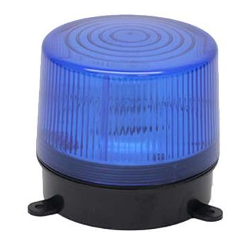 NETDIGITAL, Strobe, Large, Blue, Round base, 12V DC,