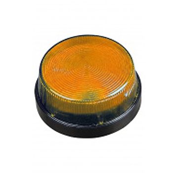 NETDIGITAL, Strobe, Miniature, Amber, Weather resistant, Round base with 2 fixing screws, 12V DC,