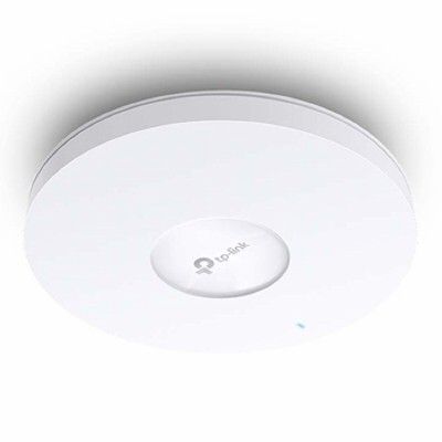 TP LINK, WIFI 7 Access Point, Omada Mesh, 2.4 GHz (688Mbps) & 5GHz (2.8Gbps), 1x Gigabit port, 48V POE/12V DC, Ceiling mount, 160x160x37mm