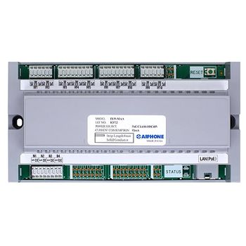 AIPHONE, IX Series 2, IP Direct Relay unit, 10x Relay outputs, 4x inputs, Din rail, POE
