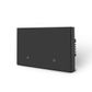 KONEC, Zigbee, 2 Gang Smart Light Switch, Plastic BLACK, Large Buttons (NDIS approved) with Blue LED indicator, 110-240V, Max. 16A, Gateway req.