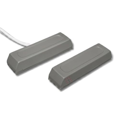 TAG, Reed switch (magnetic contact), Self adhesive, Surface mount, Grey, N/C, 1 1/2" (38.1mm) length, 3/8" (9.53mm) width, 9/32" (7.14mm) height, 1" (25.4mm) gap, 18" (457.2mm) leads,