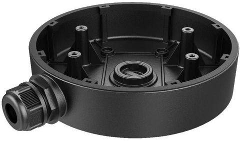 HIKVISION, Camera bracket, Surface mount box, Black, Open w/ conduit access, Suits DS-2CD27x5 varifocal domes