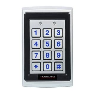 ROSSLARE, Keypad & reader, Metal body, 4 x 3 keypad with prox, EM & HID compatible, Standalone or Wiegand mode, IP65, 5-16VDC 140mA