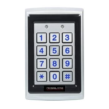 ROSSLARE, Keypad & reader, Metal body, 4 x 3 keypad with prox, EM & HID compatible, Standalone or Wiegand mode, IP65, 5-16VDC 140mA