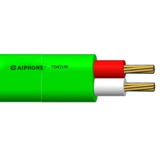 CABLE, KB Wire Polyethylene Cable, 0.9mm Dia Conductor, Green, suits all Aiphone video intercoms, 500m roll.