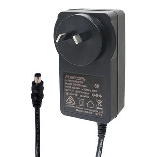 POWER SUPPLY, 18V DC 3 Amp, 2.1mm DC Jack, 56mm x 93mm x 33mm.