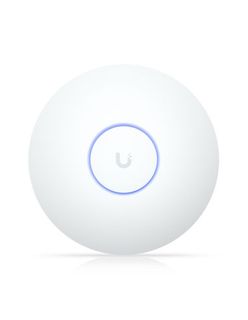 UBIQUITI, UniFi AP U7 Pro, Wireless Access Point, 688Mbps @ 2.4GHz, 4.3Gbps @ 5GHz, 5.8Gbps @ 6GHz, Indoor, 140m2 coverage, 48V Passive PoE @ 21W.