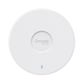 TP LINK, WIFI 7 Access Point, Omada Mesh, 2.4 GHz (688Mbps) & 5GHz (4.324Gbps), 1x 2.5G port, 48V POE/12V DC, Ceiling mount, 160x160x37mm