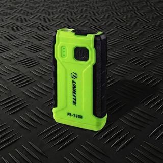 UNILITE, Powerbank with LED, 250 lumens, Highly visible Nylon & TPR casing, Magnetic base & Pocket clip, 114 x 65 x 32mm, 365g, 3.7V 7800mAh Li-ion battery, USB-C charging, IK07 & IP65.