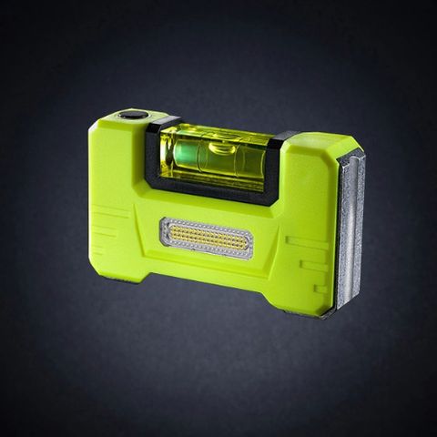 UNILITE, Spirit Level/Laser pointer & 350 lumen LED, Highly visible ABS & Alloy casing, Magnetic base & sides, Holster with belt clip, 55 x 90 x 25mm, 177g, 3.7V 800mAh Li-ion battery, IPX4.