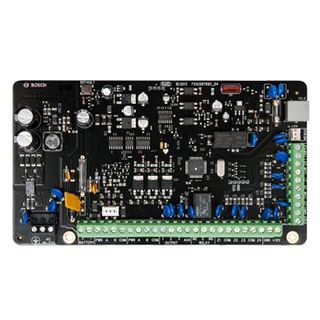 BOSCH, Solution 2100, Control panel, PCB only, 8 zones, 4 on-board outputs (exp to 12), 2 areas, 54 users (22 key fobs / 32 pins), Up to 4 key pads, Suits WE800EV2 receiver (key fobs only)