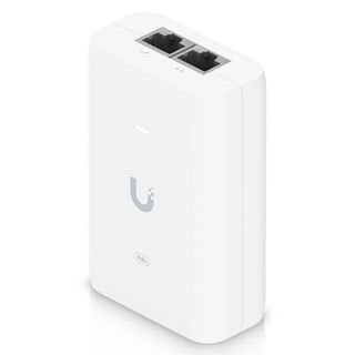 UBIQUITI, POE+ injector, Suits Ubiquiti U6-Lite, U6-LR & U6-PRO, 48V DC, 30W, 0.65A (renamed from U-POE-AT)