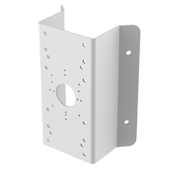 HIKVISION, Camera bracket, Corner mount adaptor, Requires wall mount bracket, Suits 1343 (Metal), 2355, 2385 IP turrets, 2155, 2185 IP vandal domes