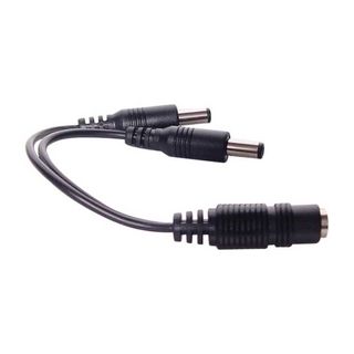 NETDIGITAL, DC splitter, 2.1mm jack, Female to 2x Male, 200mm lead.