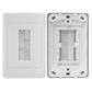 NETDIGITAL, Wall plate with brush, white.