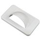NETDIGITAL, Bullnose wall plate, White.