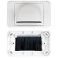NETDIGITAL, Bullnose wall plate, White.