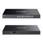 TP LINK, Omada 24 port POE gigabit managed switch, Rack or Desk mount, Steel case, 24x Gigabit POE+ ports, 4x 10G SFP+ ports, 384W total power budget.