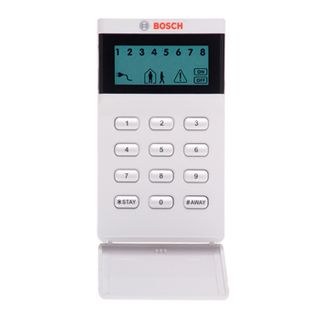 BOSCH, Solution 2000, 3000 & 4000, Key pad, Icon LCD, 16 Zone, White, Touch tone & backlit keys, Suits Solution 2000, 3000 & 4000 panel