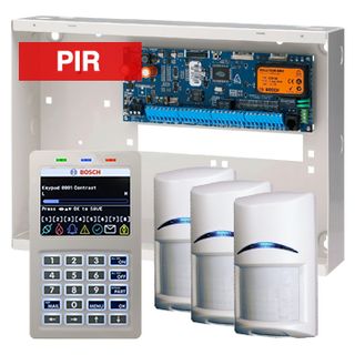 BOSCH, Solution 6000, Alarm kit, Includes CC610PB panel, CP736B Smart Prox LCD keypad, 3x ISC-BPR2-W12 PIR detectors